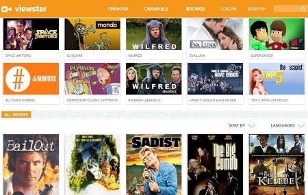 Viewster movie site